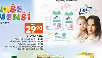 Terno Linteo baby tělové mléko nabídka