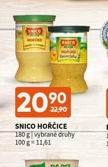 Terno Snico hořčice nabídka