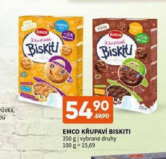 Terno Emco křupaví biskiti nabídka