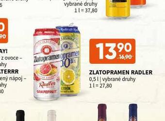 Terno Zlatopramen radler nabídka