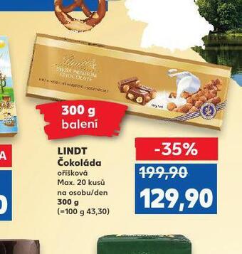 Kaufland Lindt čokoláda nabídka