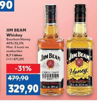 Kaufland Jim beam whiskey nabídka