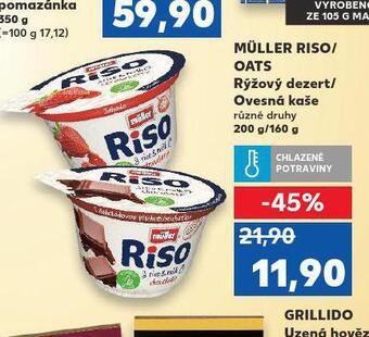 Kaufland Muller riso / oats nabídka