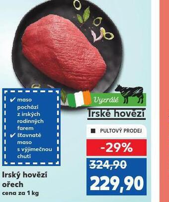 Kaufland Irský hovězí ořech nabídka