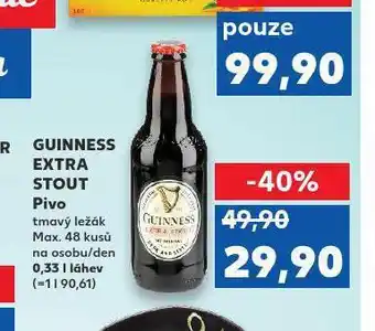 Kaufland Pivo guinness nabídka