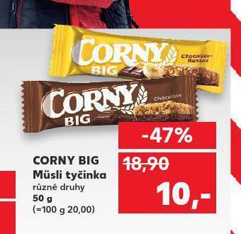 Kaufland Corny big musli tyčinka nabídka
