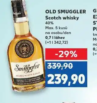 Kaufland Old smuggler whisky nabídka