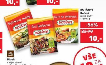 Kaufland Kotányi koření nabídka