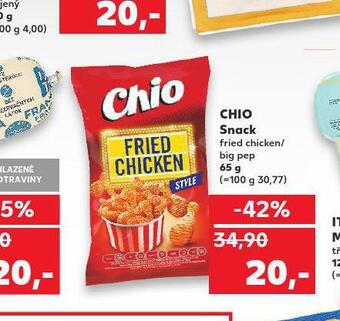 Kaufland Chio snack nabídka