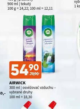 Terno Airwick osvěžovač vzduchu nabídka