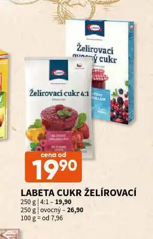 Terno Labeta cukr želírovací ovocný nabídka