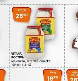 Terno Vitana poctivá tatarská omáčka / majonéza nabídka