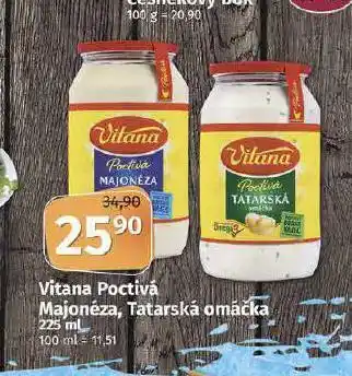 Coop Vitana poctivá tatarská omáčka nabídka
