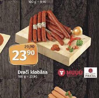 Coop Dračí klobása nabídka