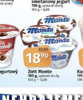 Coop Zott monte nabídka