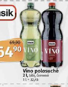 Coop Víno polosuché nabídka