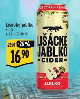 Albert Lišácké jablko cider nabídka