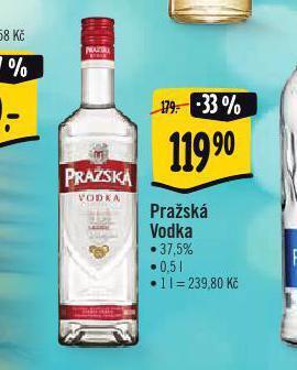 Albert Pražská vodka nabídka
