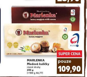 Kaufland Marlenka medové kuličky nabídka