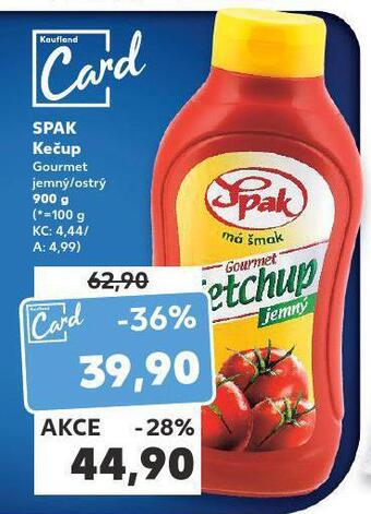 Kaufland Spak kečup nabídka
