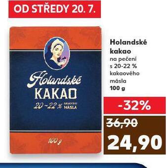 Kaufland Holandské kakao nabídka
