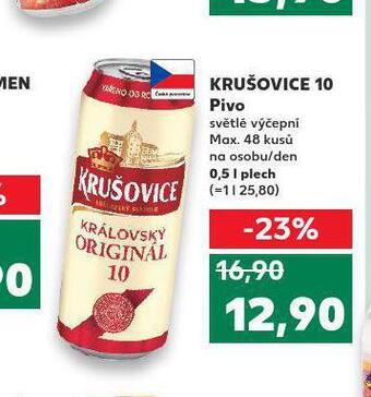 Kaufland Pivo krušovice nabídka