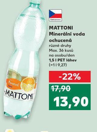 Kaufland Mattoni nabídka
