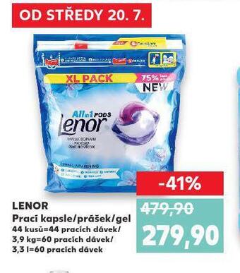 Kaufland Lenor prací prostředek nabídka