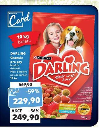 Kaufland Darling granule pro psy nabídka