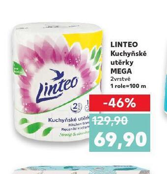 Kaufland Linteo kuchyňské utěrky nabídka