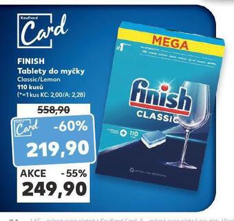 Kaufland Finish tablety do myčky nabídka