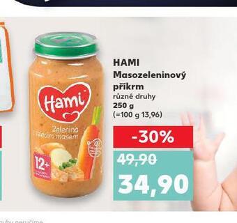 Kaufland Hami masozeleninový příkrm nabídka