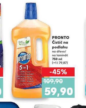 Kaufland Pronto čistič na podlahu nabídka