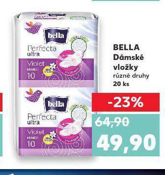 Kaufland Bella dámské vložky nabídka