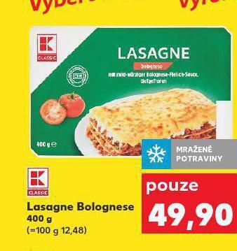 Kaufland Lasagne bolognese nabídka