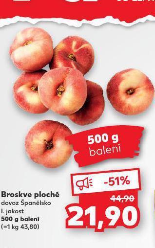 Kaufland Broskve nabídka