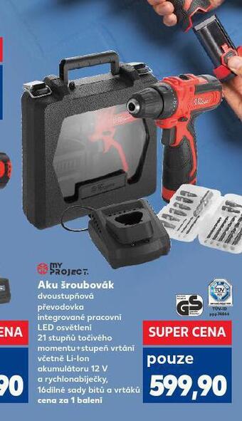 Kaufland Aku šroubovák nabídka