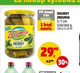 Penny Market Okurky znojmia nabídka
