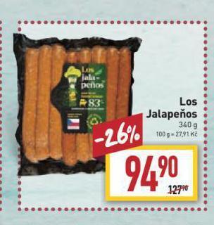 Billa Los jalapeňos nabídka