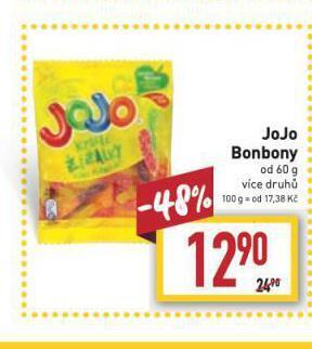 Billa Jojo bonbony nabídka