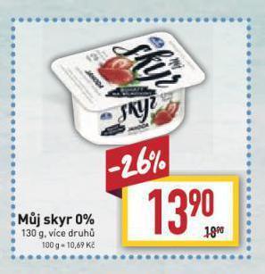 Billa Můj skyr nabídka