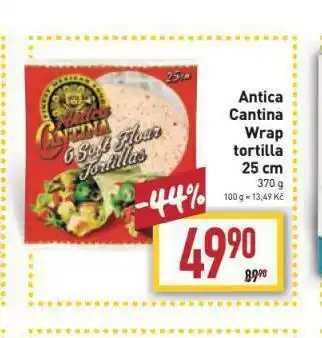 Billa Tortilla wrap nabídka