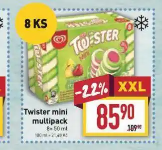 Billa Twister mini nabídka