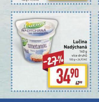 Billa Lučina nadýchaná nabídka