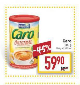 Billa Caro nabídka