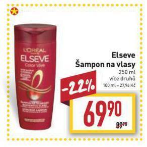 Billa Elseve šampon nabídka