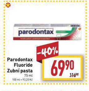 Billa Parodontax zubní pasta nabídka