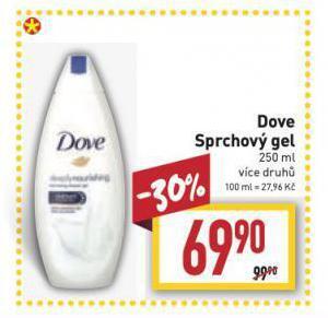 Billa Sprchový gel dove nabídka