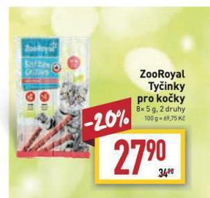 Billa Zooroyal tyčinky pro kočky nabídka