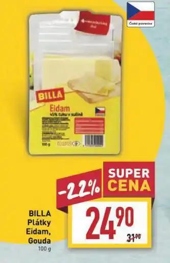 Billa Sýr eidam, gouda nabídka
